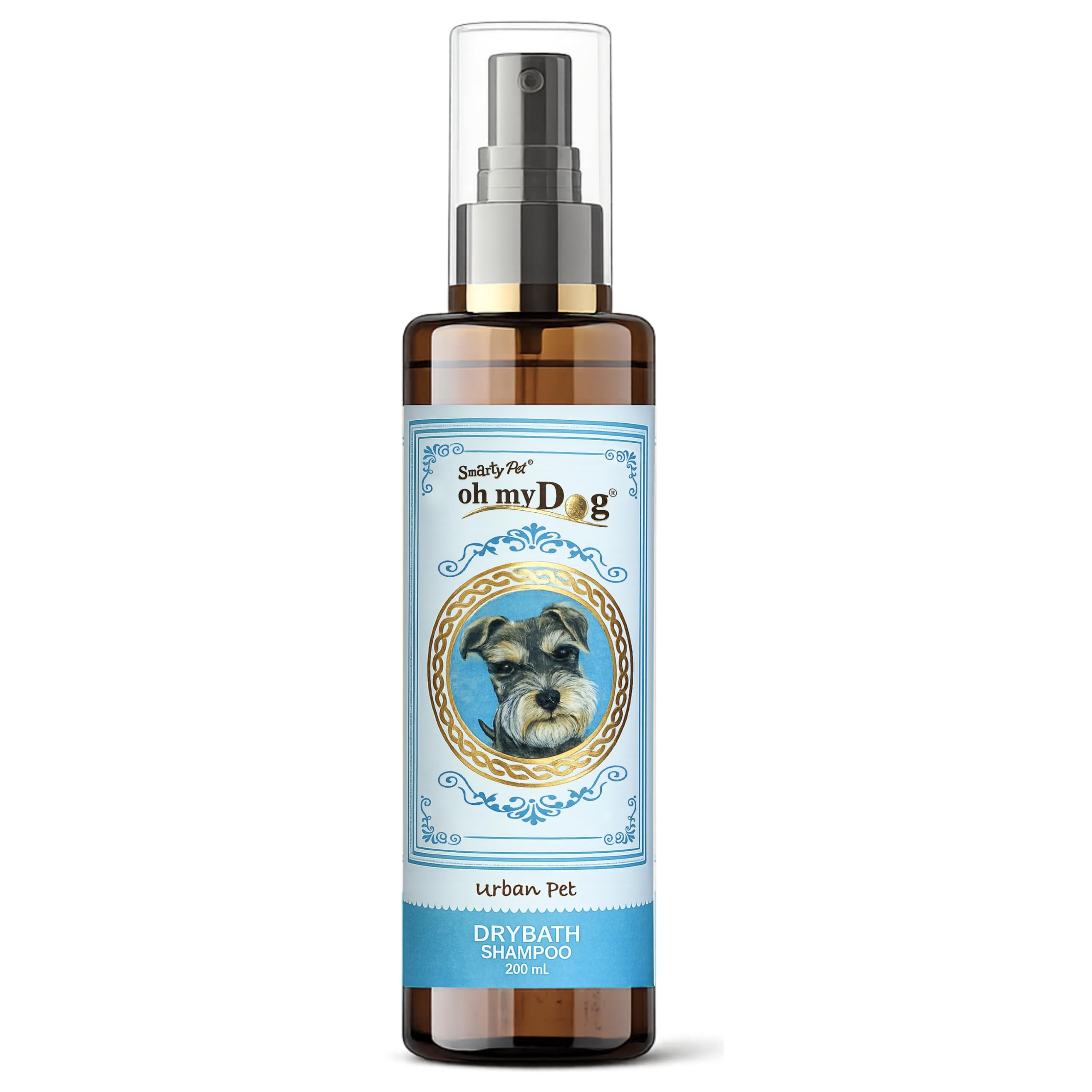71YLPND35RL.716muWbBS5L.jpg Foodie Puppies Oh My Dog DryBath Shampoo for Dogs, Puppies, Cats and Kittens - (Urban Pet, 200ml) | Water Free Bath for All Coat Types with Tea Tree Oil, Jojoba Oil, and Aloe Vera for Soft Smooth Fur - Image 1